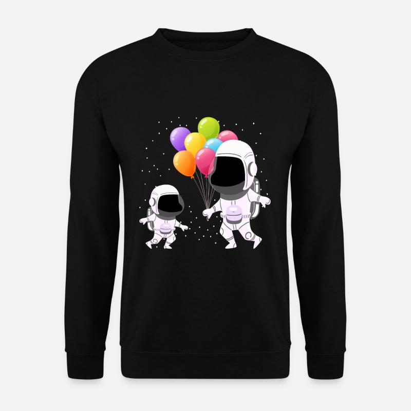 Astronomy astronaut child - Unisex Sweatshirt - black