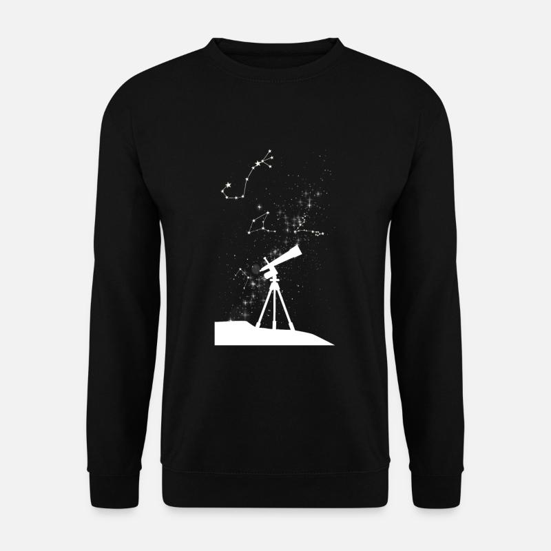 Astronomie Teleskop - Unisex Pullover - Schwarz