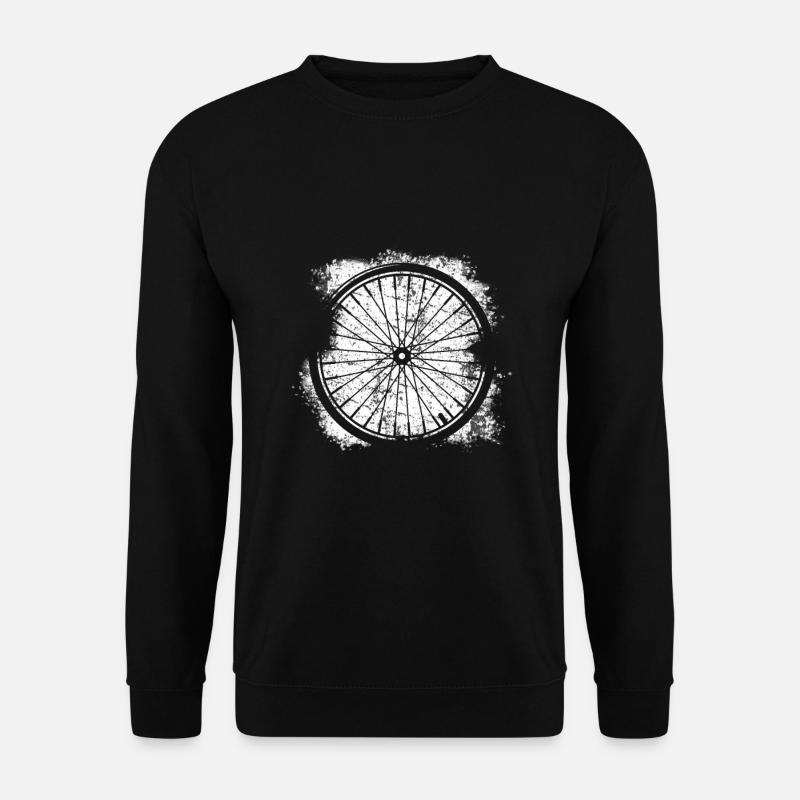 Fahrrad Rad - Unisex Pullover - Schwarz