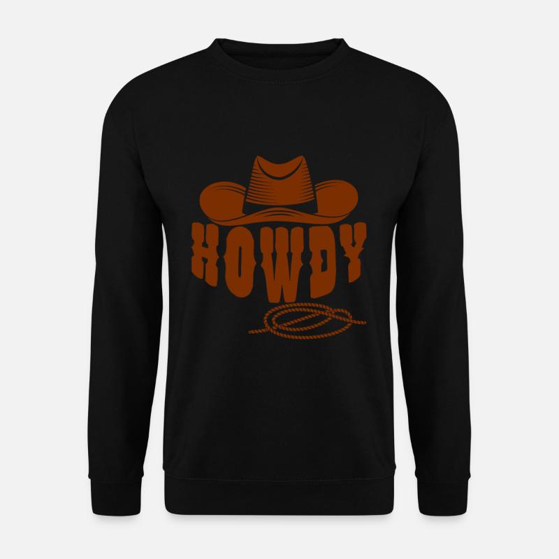 Cowboy gift idea - Unisex Sweatshirt - black