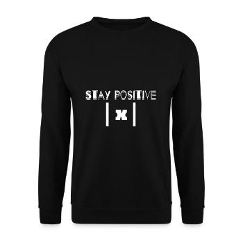 Nombres de formules mathématiques - Sweat-shirt Unisexe - noir - Devant - Alina (178cm) & Michal (187cm)