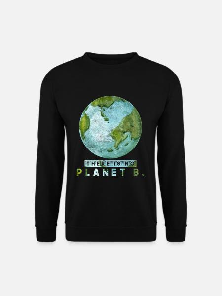 Earth Day environmental protection planet - Unisex Sweatshirt - black
