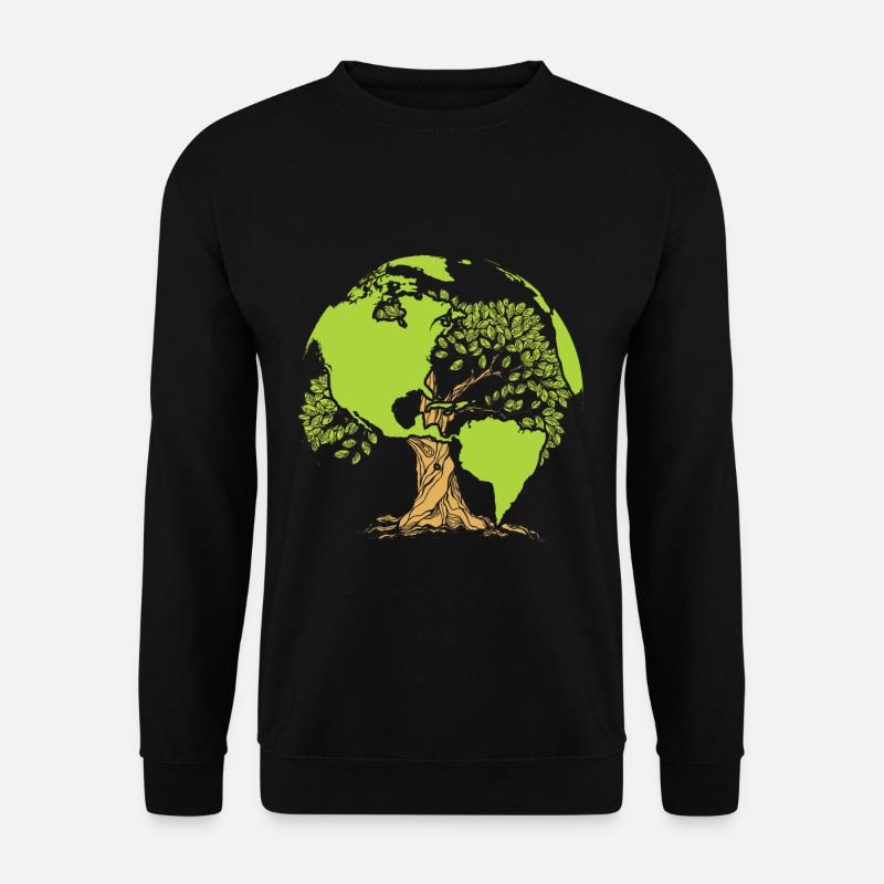 Earth Day Umwetlschutz - Unisex Pullover - Schwarz