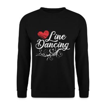 Linedance Western - Unisex Pullover - Schwarz - Vorne - Alina (178cm) & Michal (187cm)
