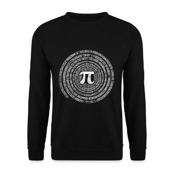 mathematics - Unisex Sweatshirt - black - Front - Alina (178cm) & Michal (187cm)