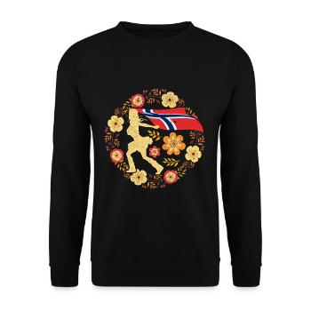 Norvège Oslo - Sweat-shirt Unisexe - noir - Devant - Alina (178cm) & Michal (187cm)