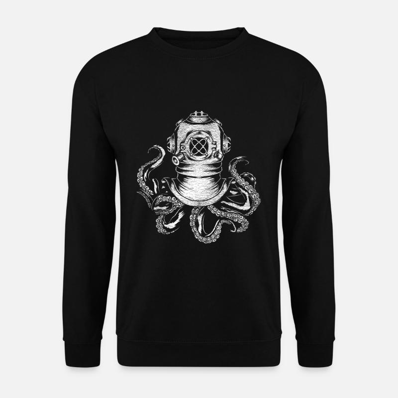 Octopus - Unisex Sweatshirt - black