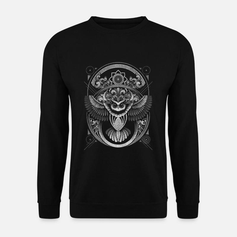 owl - Unisex Sweatshirt - black