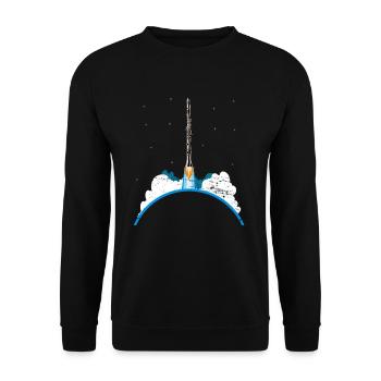 Fusée clarinette - Sweat-shirt Unisexe - noir - Devant - Alina (178cm) & Michal (187cm)