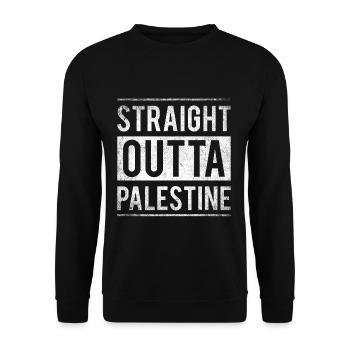 Politique palestinienne - Sweat-shirt Unisexe - noir - Devant - Alina (178cm) & Michal (187cm)