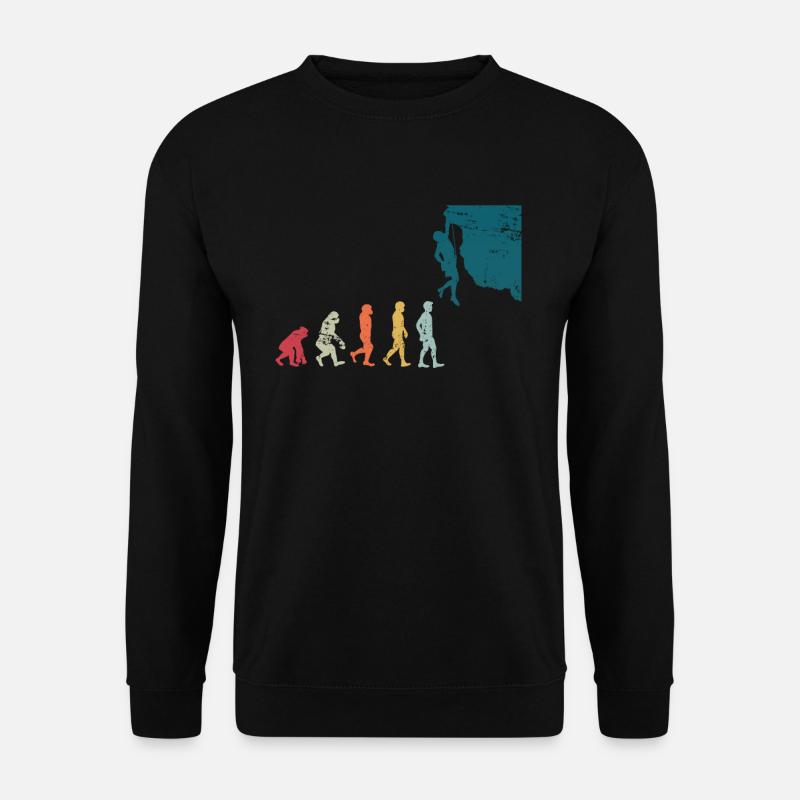 Climbing Evolution Sport - Unisex Sweatshirt - black