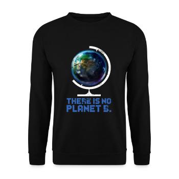 Earth Day environment - Unisex Sweatshirt - black - Front - Alina (178cm) & Michal (187cm)
