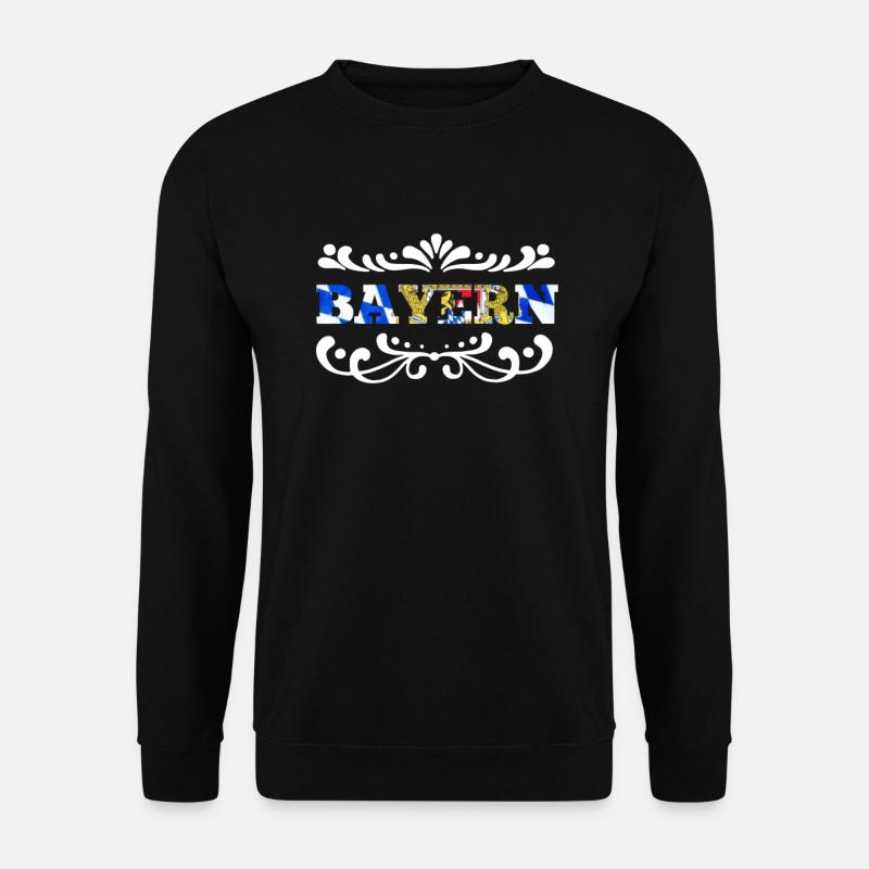 bayern flagge - Unisex Pullover - Schwarz