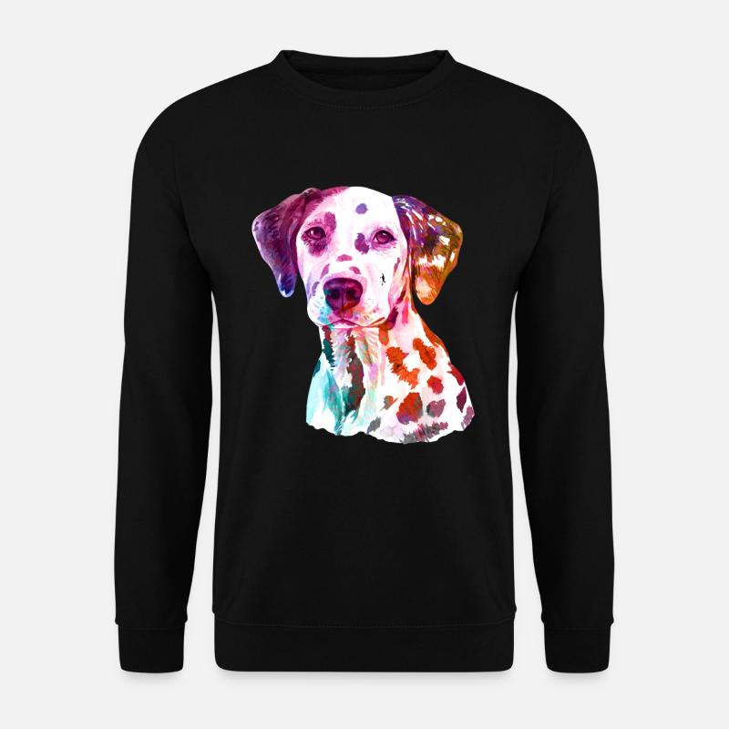 Dalmatiner Geschenk Hund - Unisex Pullover - Schwarz