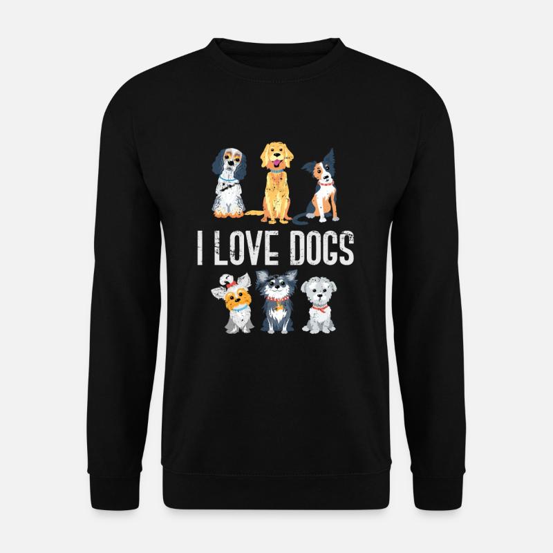 Dog dog lover - Unisex Sweatshirt - black