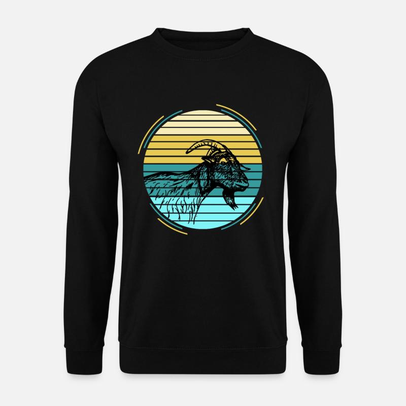 Ziege - Unisex Pullover - Schwarz