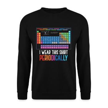 Chimiste chimiste - Sweat-shirt Unisexe - noir - Devant - Alina (178cm) & Michal (187cm)