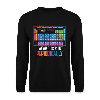 Chemistry scientist - Unisex Sweatshirt - black - Front - Alina (178cm) & Michal (187cm)