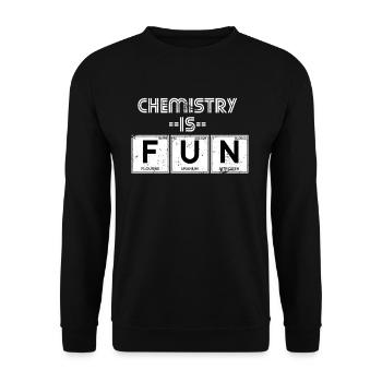 chemistry - Unisex Sweatshirt - black - Front - Alina (178cm) & Michal (187cm)