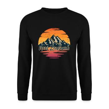 Nouvelle-Zélande New Zealanders - Sweat-shirt Unisexe - noir - Devant - Alina (178cm) & Michal (187cm)