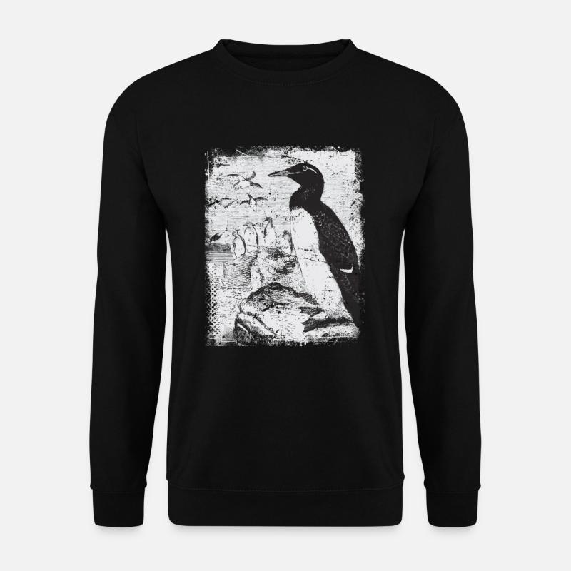 Pinguin Antarktis - Unisex Pullover - Schwarz