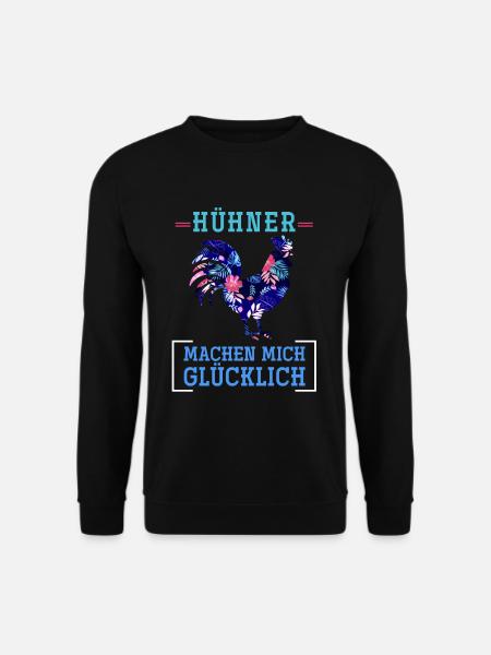 Huhn Ei - Unisex Pullover - Schwarz