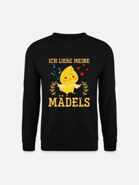 Huhn Dorfkind Landei - Unisex Pullover - Schwarz