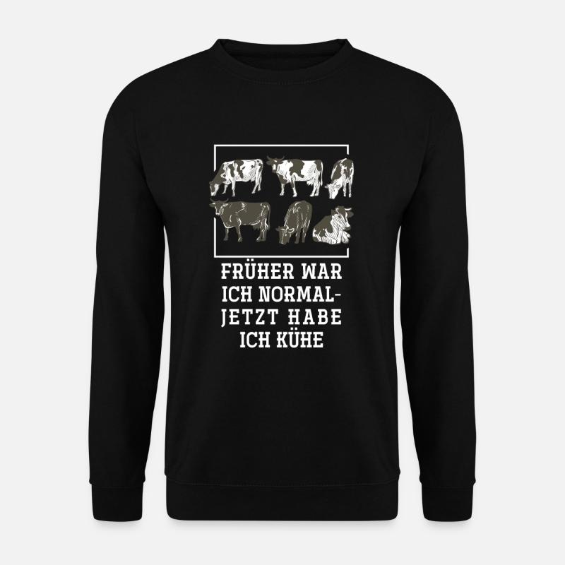 Kuh - Unisex Pullover - Schwarz
