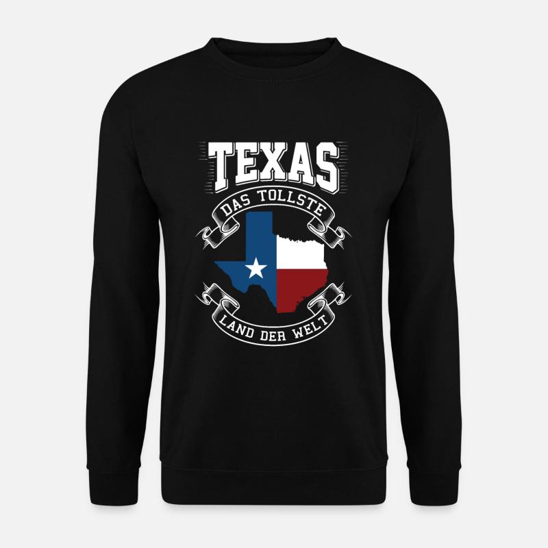 Texas - Unisex Pullover - Schwarz