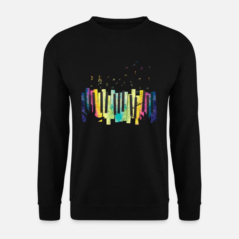 Klavier Musiker - Unisex Pullover - Schwarz