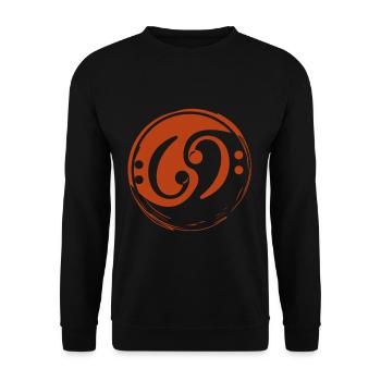Guitare basse - Sweat-shirt Unisexe - noir - Devant - Alina (178cm) & Michal (187cm)