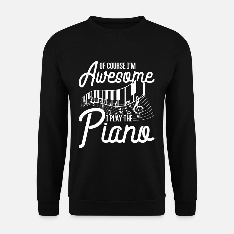 piano - Unisex Sweatshirt - black