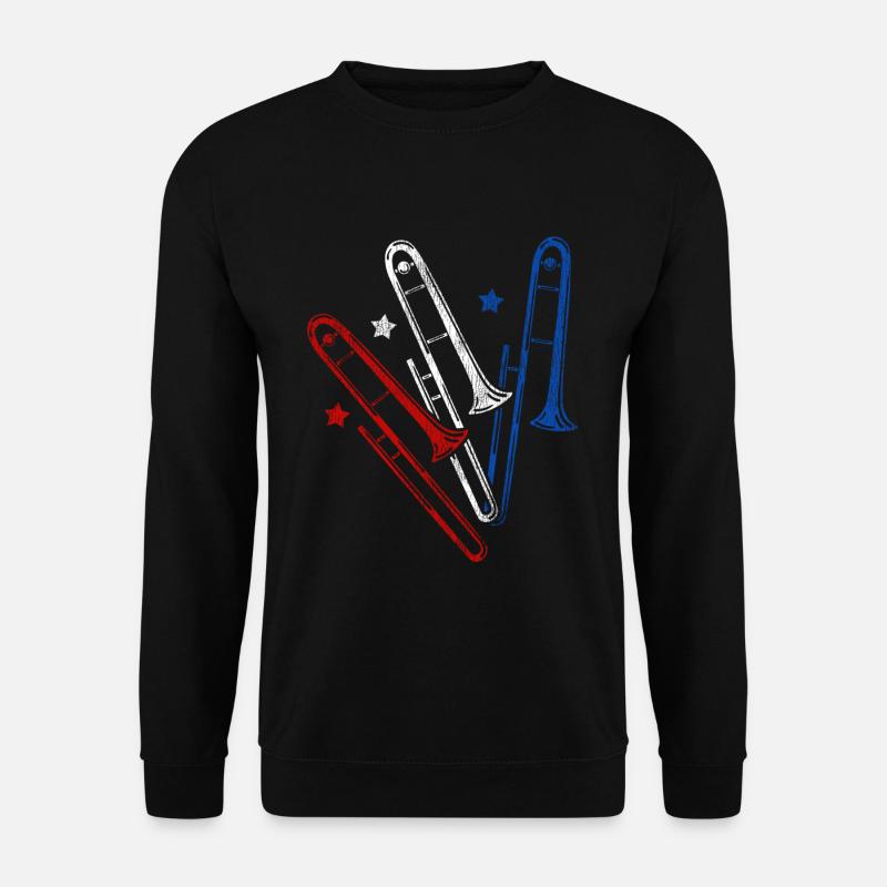 Posaune - Unisex Pullover - Schwarz