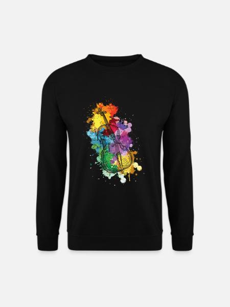 Cello Musiker Musik - Unisex Pullover - Schwarz