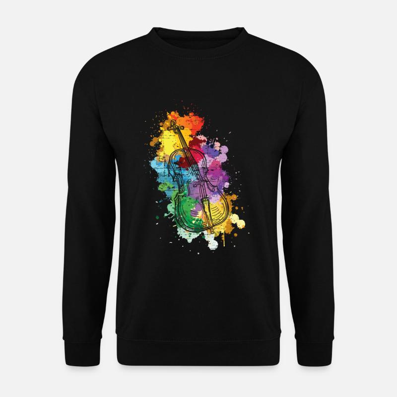 Cello Musiker Musik - Unisex Pullover - Schwarz