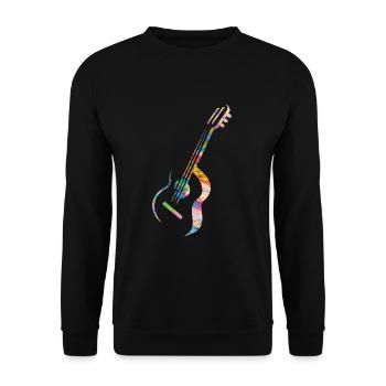 Cadeau de musique de guitare - Sweat-shirt Unisexe - noir - Devant - Alina (178cm) & Michal (187cm)