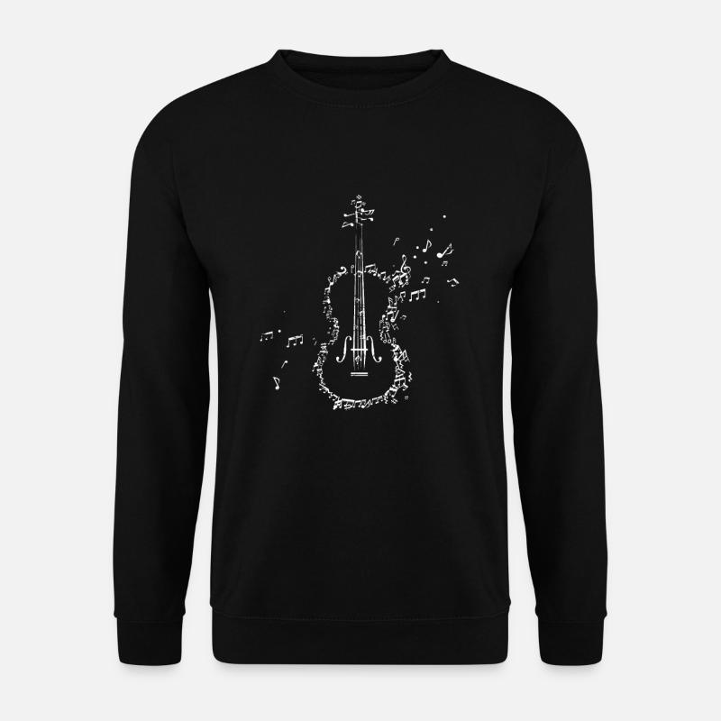 Violine - Unisex Pullover - Schwarz