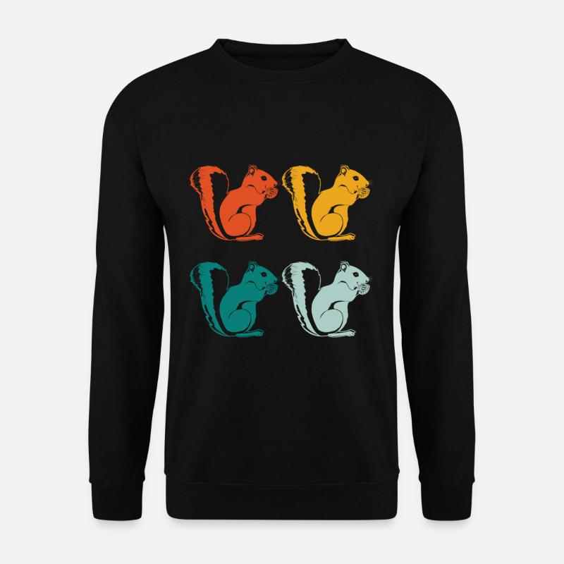 Squirrel animals - Unisex Sweatshirt - black