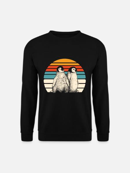 Penguin snow - Unisex Sweatshirt - black
