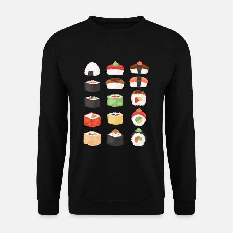 Idée cadeau maki sushi - Sweat-shirt Unisexe - noir