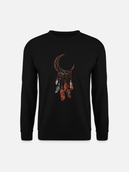 Dream catcher sleeping esotericism - Unisex Sweatshirt - black