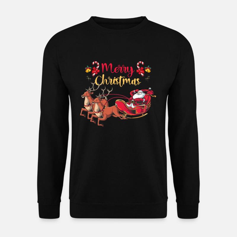 Weihnachtsmann - Unisex Pullover - Schwarz