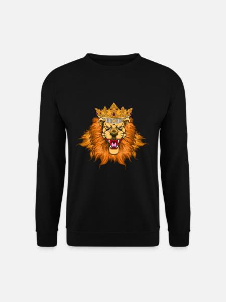 lion - Unisex Sweatshirt - black