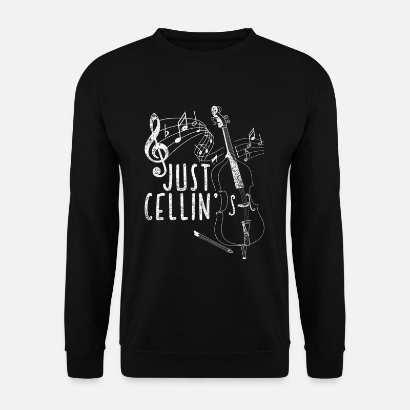 Instrument de violoncelle - Sweat-shirt Unisexe - noir