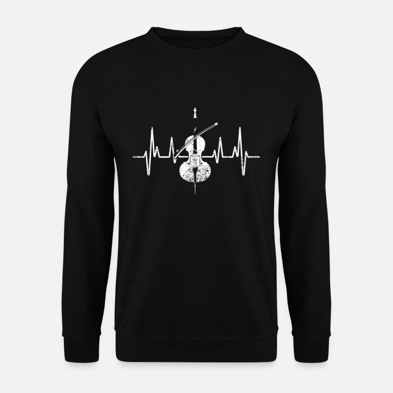 Cello heart - Unisex Sweatshirt - black