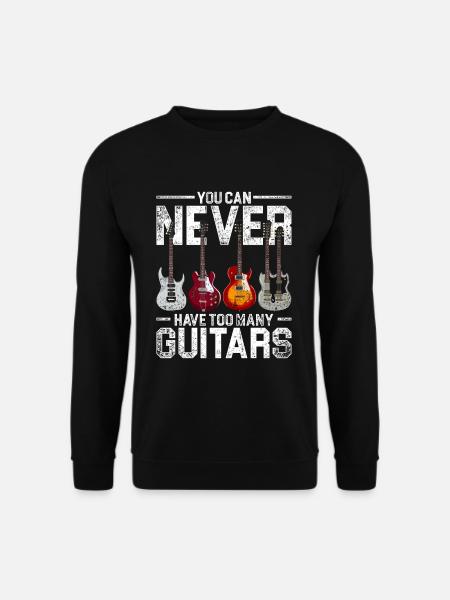 Guitariste guitariste - Sweat-shirt Unisexe - noir