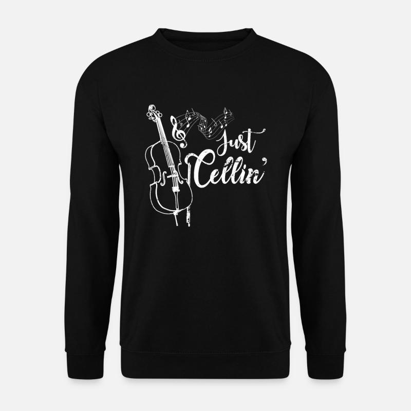 violoncelle - Sweat-shirt Unisexe - noir