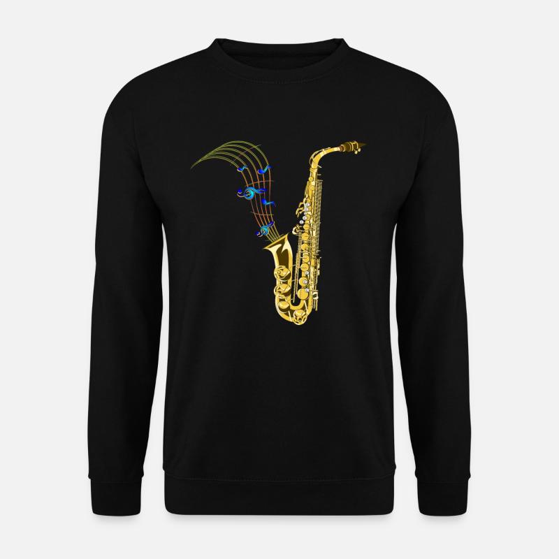 saxophone - Unisex Sweatshirt - black