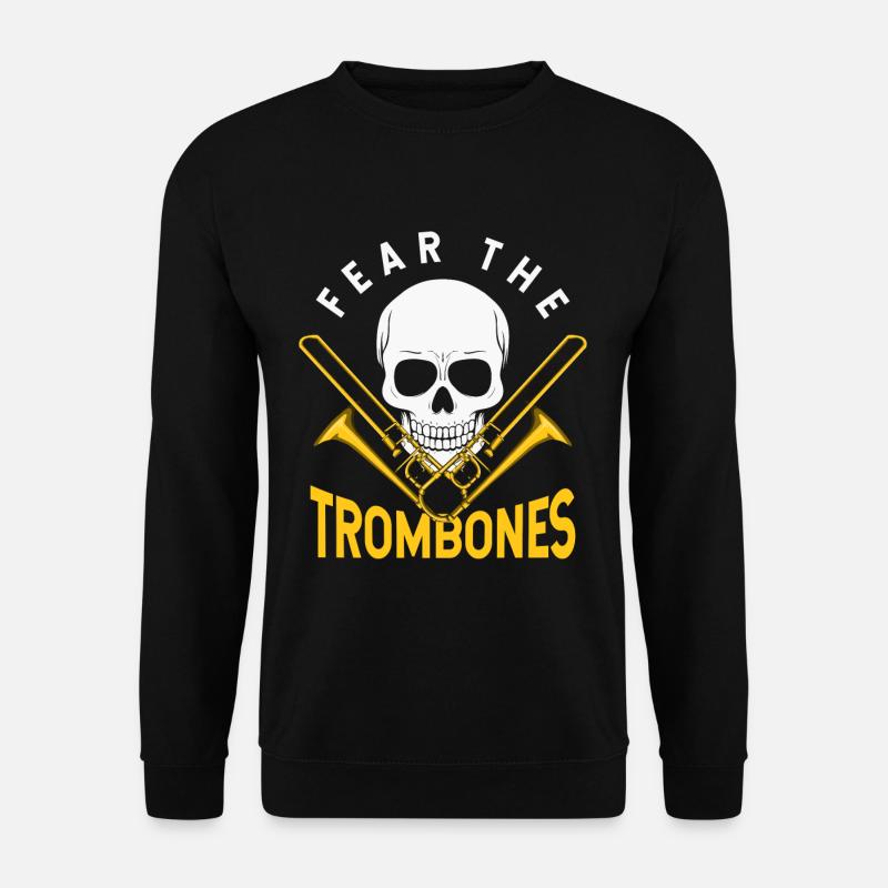 trombone - Unisex Sweatshirt - black