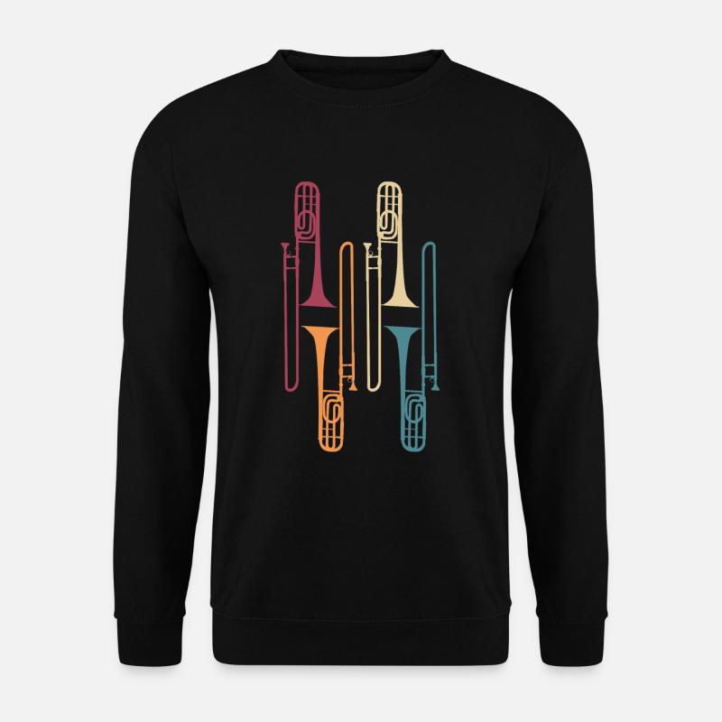 Trombone instrument - Unisex Sweatshirt - black